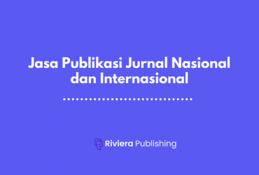 Jasa Publikasi Jurnal Nasional dan Internasional