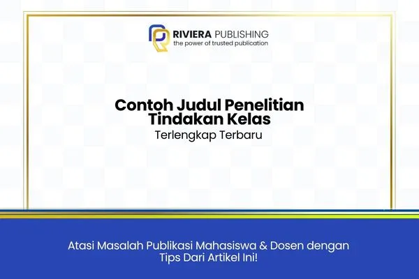 contoh judul penelitian tindakan kelas