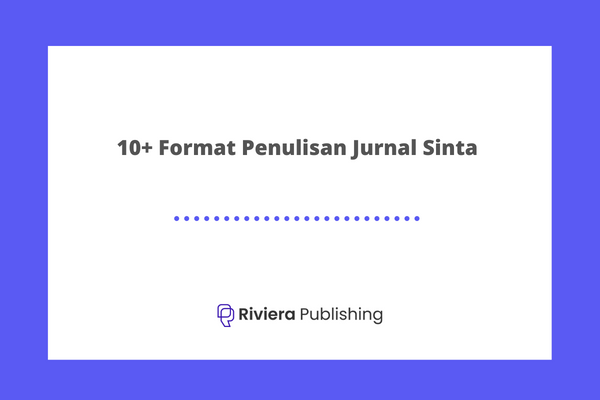 Format Penulisan Jurnal Sinta - Riviera Blog