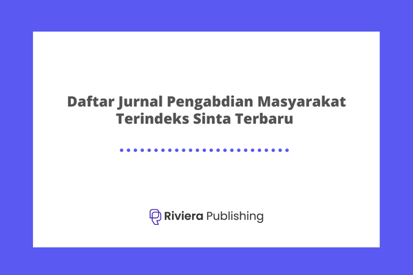 Daftar Jurnal Pengabdian Masyarakat Terindeks Sinta Terbaru 