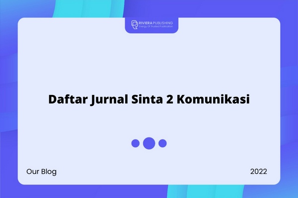 Daftar Jurnal Sinta 2 Komunikasi