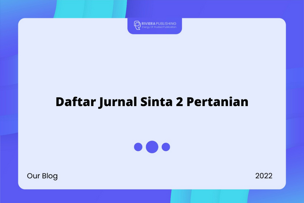 Daftar Jurnal Sinta 2 Pertanian