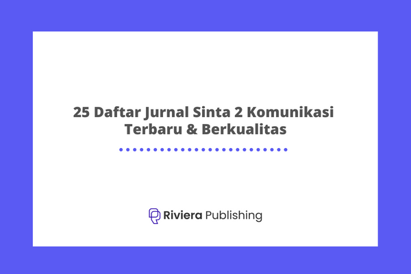 Daftar Jurnal Sinta 2 Komunikasi