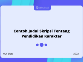 Contoh Judul Skripsi Tentang Pendidikan Karakter