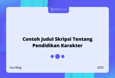 Contoh Judul Skripsi Tentang Pendidikan Karakter