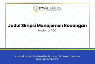 Judul Skripsi Manajemen Keuangan