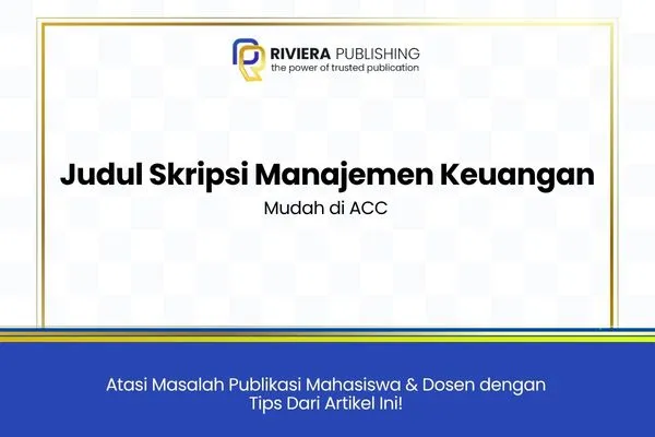 Judul Skripsi Manajemen Keuangan