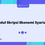 Judul Skripsi Ekonomi Syariah