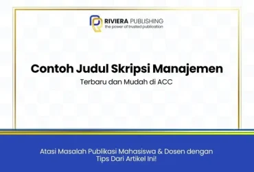 Contoh Judul Skripsi Manajemen