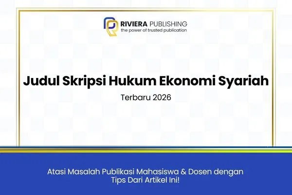 Judul Skripsi Hukum Ekonomi Syariah