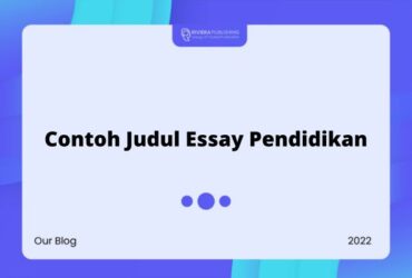 Contoh Judul Essay Pendidikan