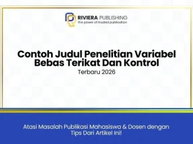Contoh Judul Penelitian Variabel Bebas Terikat Dan Kontrol