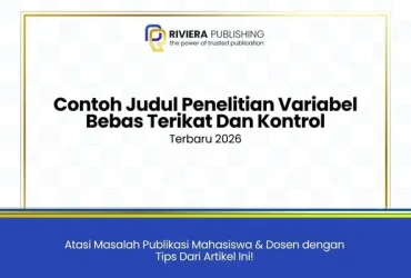 Contoh Judul Penelitian Variabel Bebas Terikat Dan Kontrol