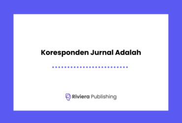 Koresponden Jurnal Adalah
