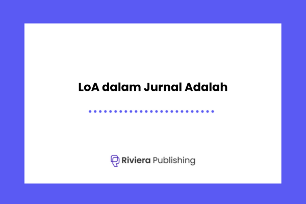 LoA dalam Jurnal Adalah