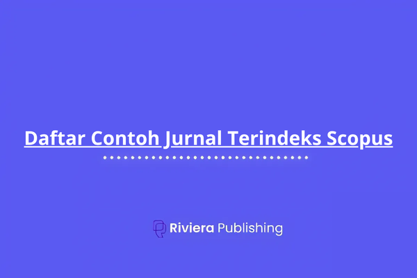 Daftar Contoh Jurnal Terindeks Scopus
