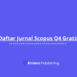 Daftar Jurnal Scopus Q4 Gratis