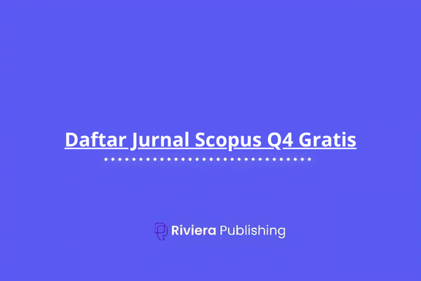 Daftar Jurnal Scopus Q4 Gratis
