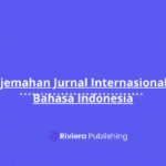 Terjemahan Jurnal Internasional ke Bahasa Indonesia