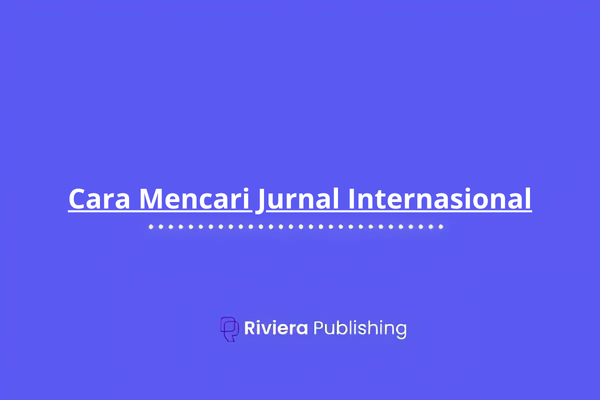 Cara Mencari Jurnal Internasional