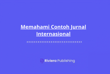 Memahami Contoh Jurnal Internasional