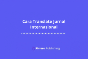 cara translate jurnal internasional