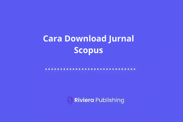 Cara Download Jurnal Scopus