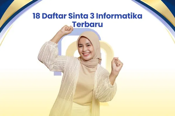 18 Daftar Sinta 3 Informatika Terbaru