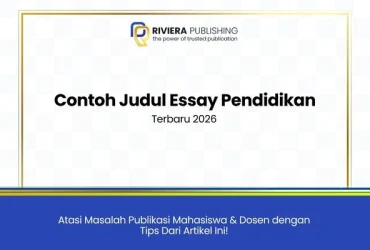 Contoh Judul Essay Pendidikan