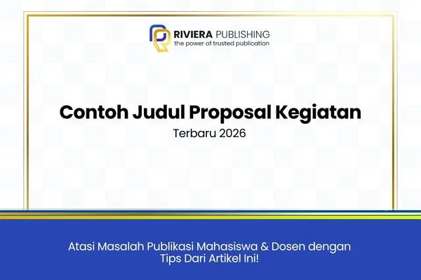 Contoh Judul Proposal Kegiatan