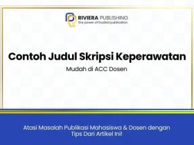 Contoh Judul Skripsi Keperawatan