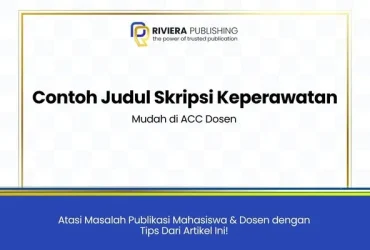 Contoh Judul Skripsi Keperawatan