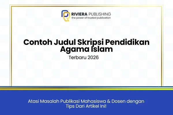 Contoh Judul Skripsi Pendidikan Agama Islam