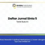 Daftar Jurnal Sinta 5 Yang Terbit Bulan Ini