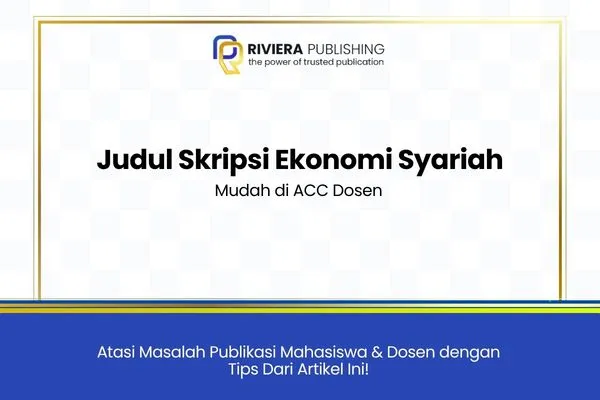 Judul Skripsi Ekonomi Syariah