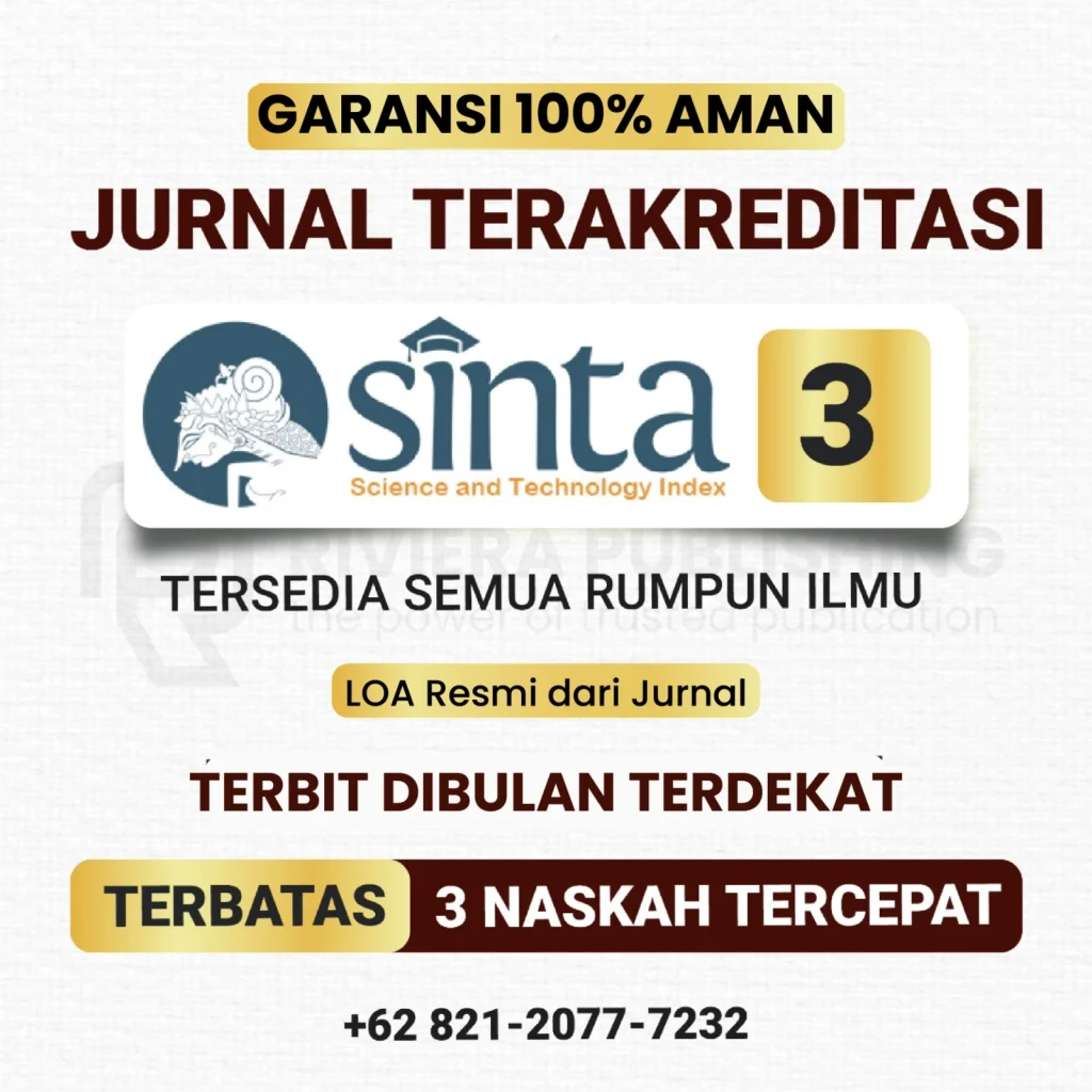 pendampingan publikasi jurnal sinta 3