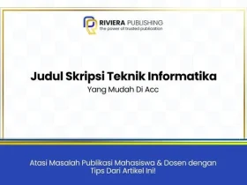Judul Skripsi Teknik Informatika Yang Mudah Di Acc