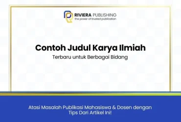 Contoh Judul Karya Ilmiah