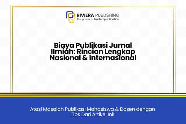 biaya publikasi jurnal ilmiah