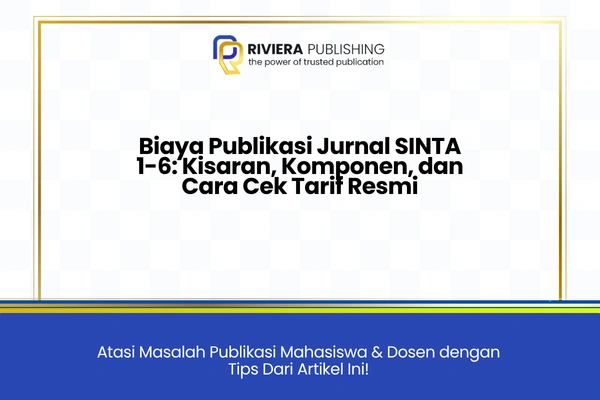 biaya publikasi jurnal sinta 1 hingga 6