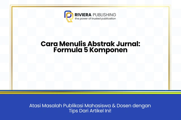 cara menulis abstrak jurnal