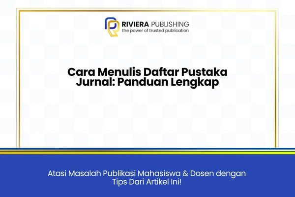 cara menulis daftar pustaka jurnal