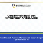 cara menulis hasil pembahasan artikel jurnal