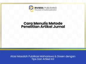 cara menulis metode penelitian jurnal