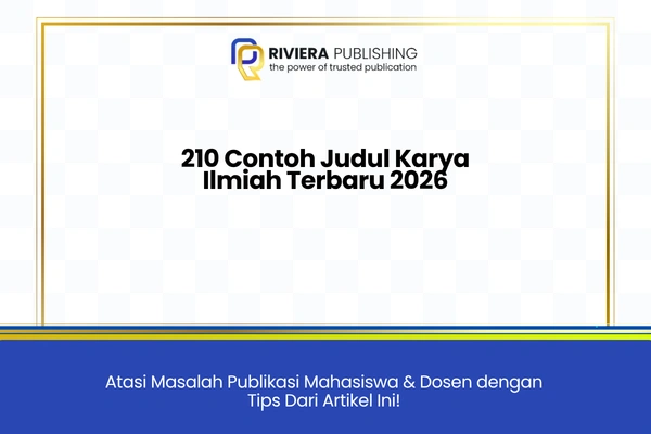 contoh judul karya ilmiah