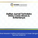 daftar jurnal terindeks doaj