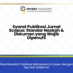 syarat publikasi jurnal scopus
